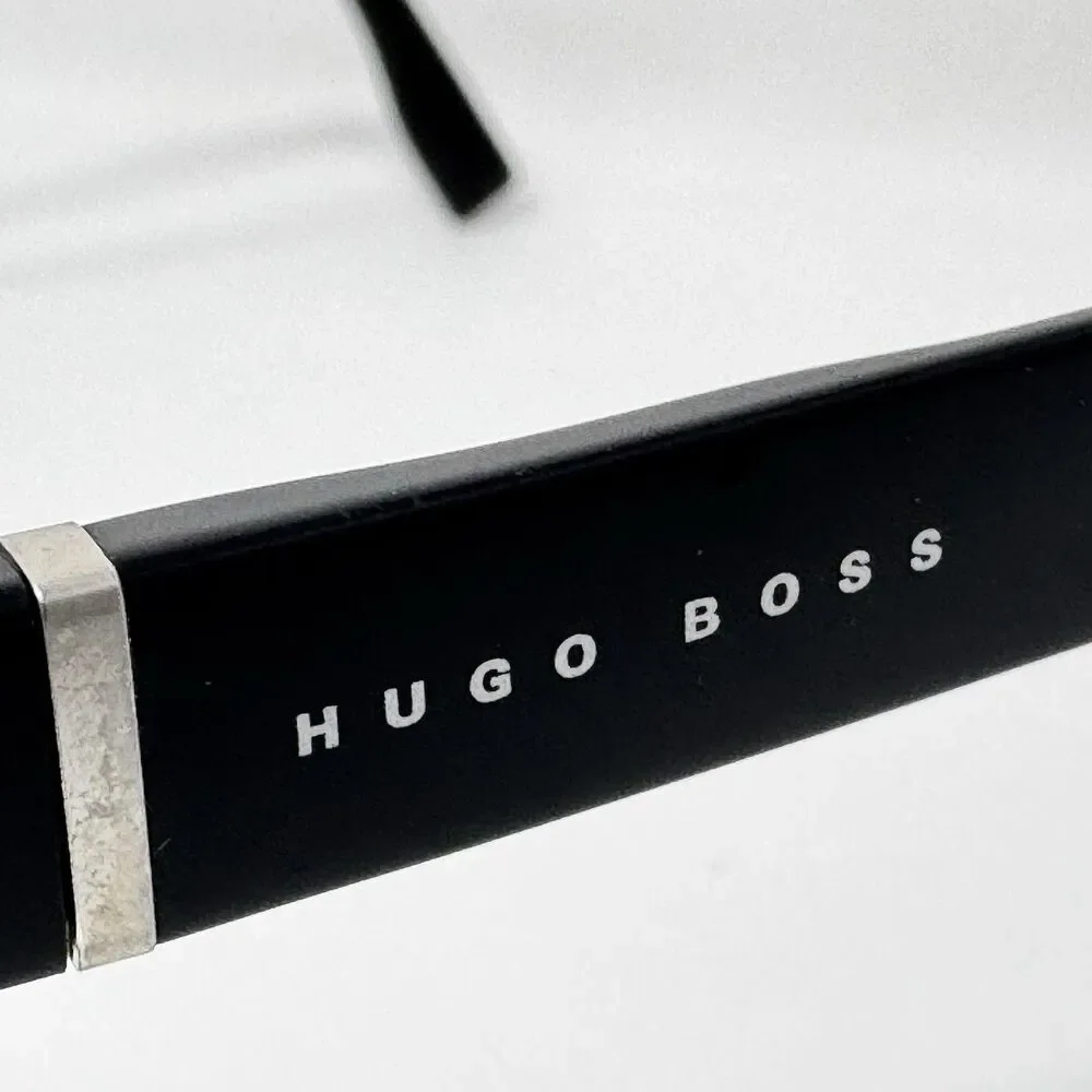 Hugo Boss 0729 DL5 Matte Black Rectangular Eyeglass Frames 54-17-140